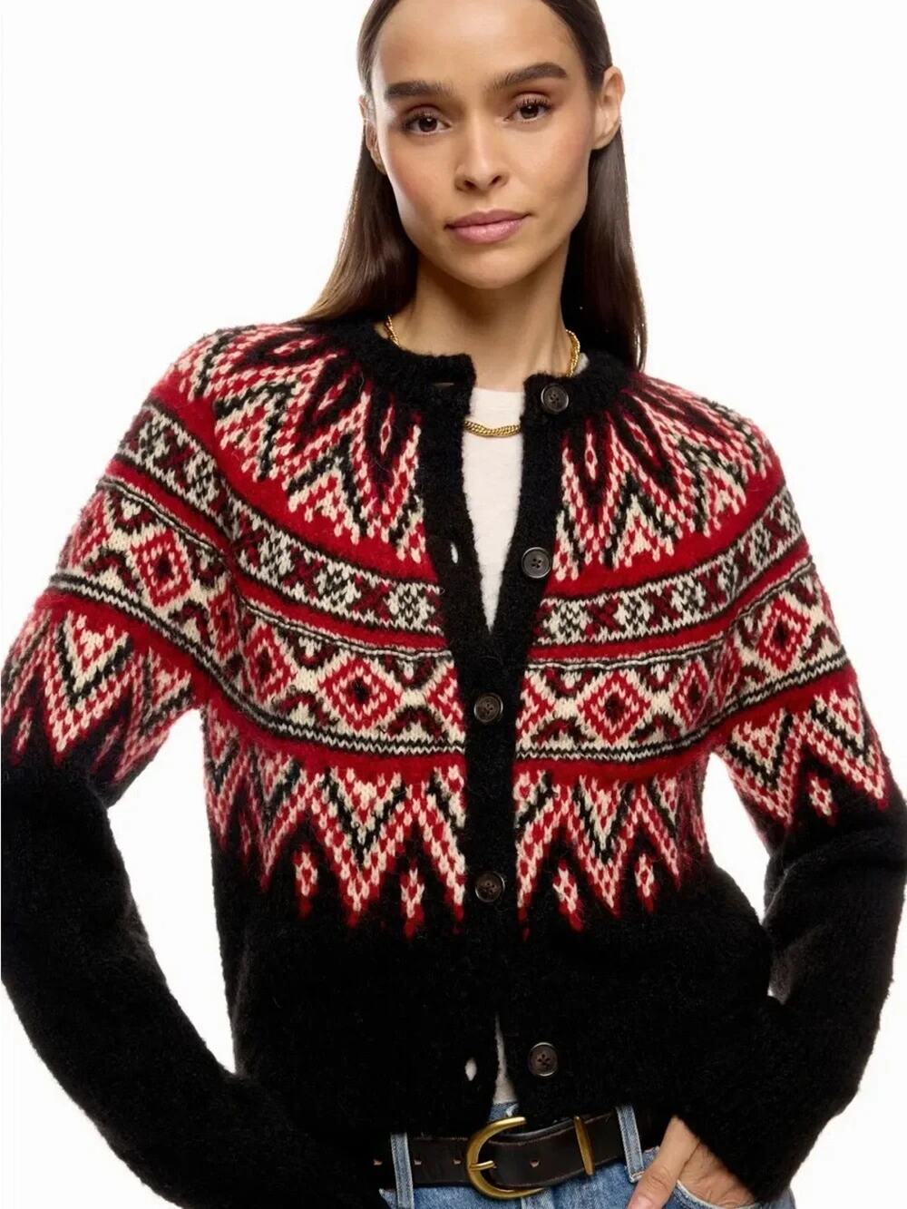 Polo Ralph Lauren Women's Black Long Sleeve Cardigan Sweater Size M NWT $498